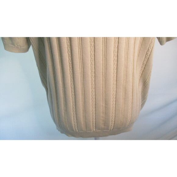 Alfred Dunner Women's Short Sleeve Tan Lightweight Sweater Size XL - Picture 7 of 10